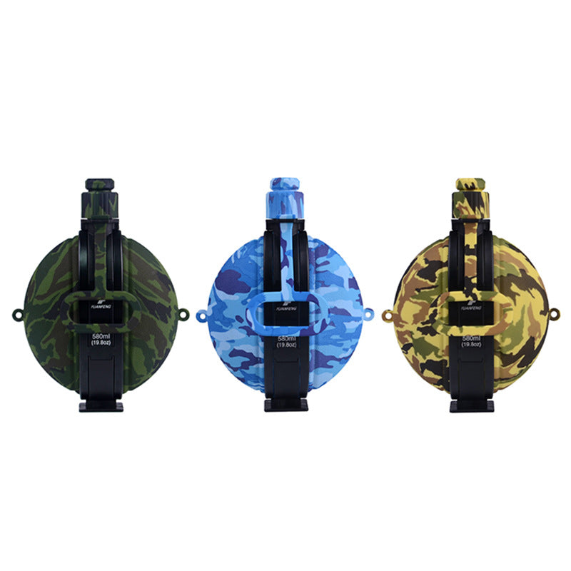 Silicone Folding Water Bottle Manufacturer Outdoor Portable Sports Water Bottle Fitness Hiking Water Bottle 580Ml