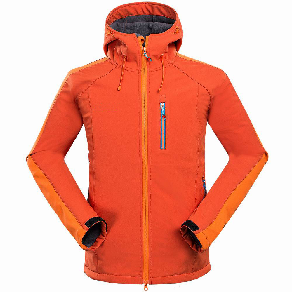 Men’s Outdoor Mountaineering & Camping Soft Shell Jacket – Windproof