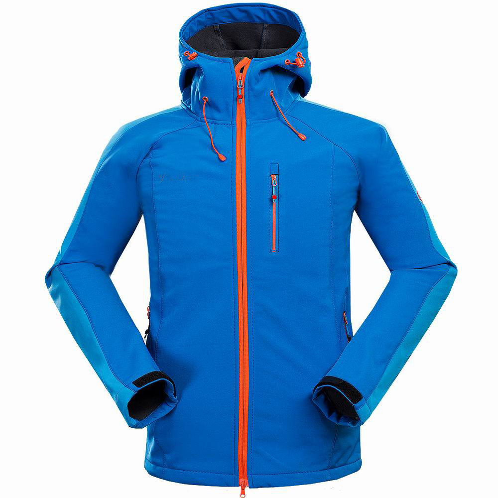 Men’s Outdoor Mountaineering & Camping Soft Shell Jacket – Windproof