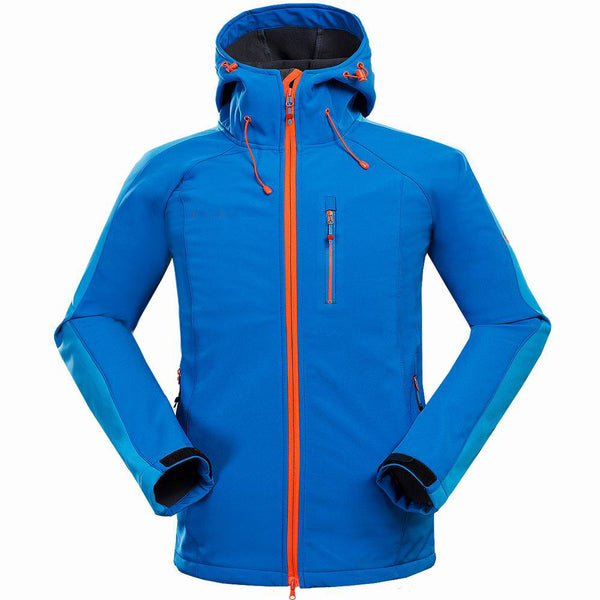 Men’s Outdoor Mountaineering & Camping Soft Shell Jacket – Windproof