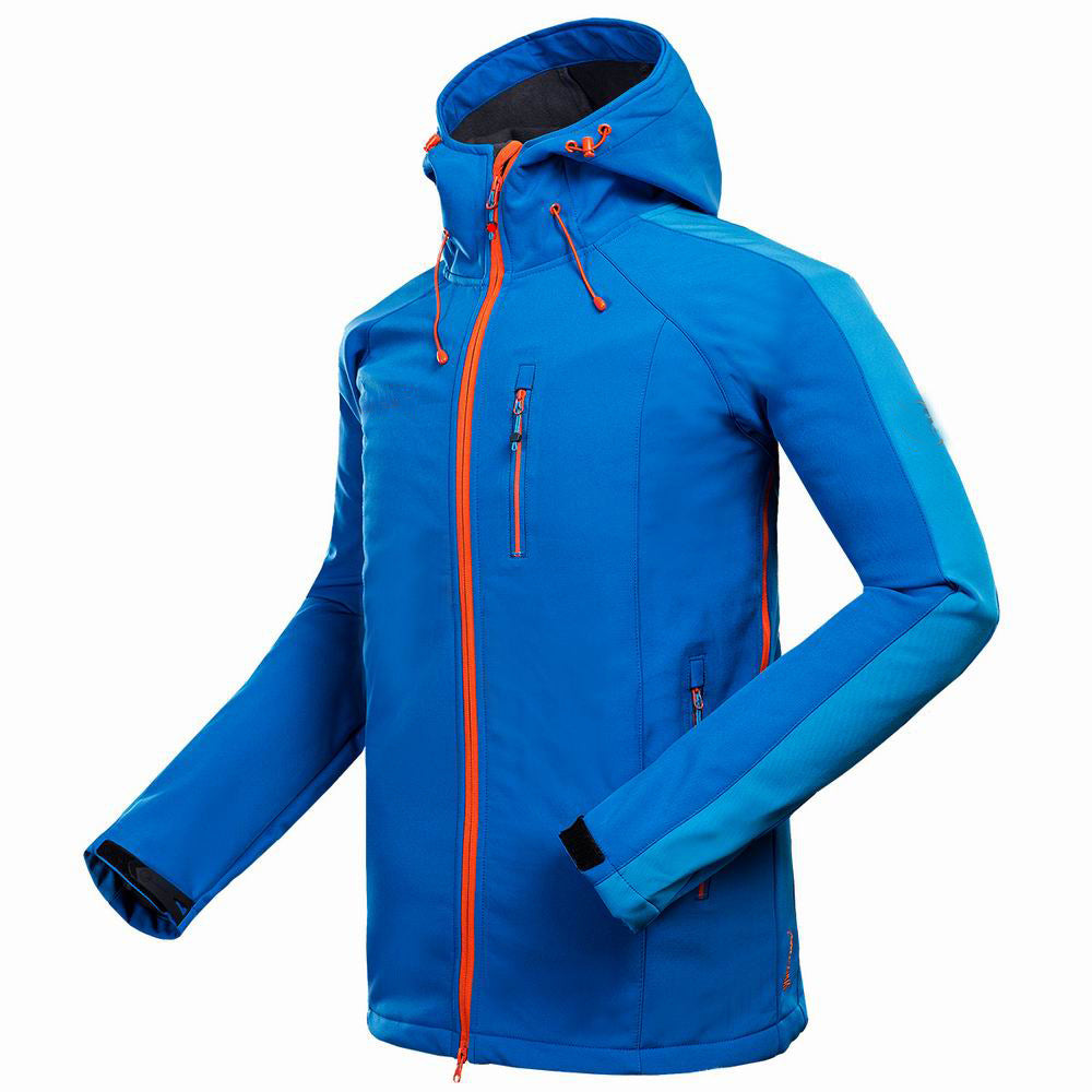 Men’s Outdoor Mountaineering & Camping Soft Shell Jacket – Windproof