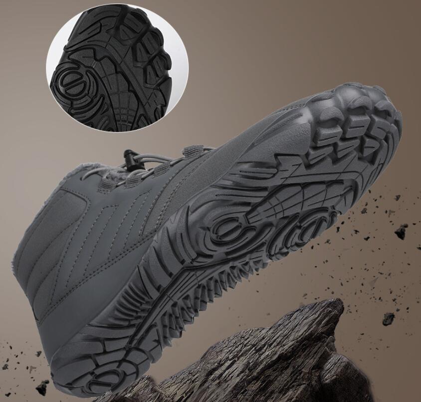 Men’s Winter Outdoor Hiking Shoes – Plush Insulated & Lightweight