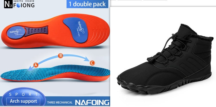 Men’s Winter Outdoor Hiking Shoes – Plush Insulated & Lightweight