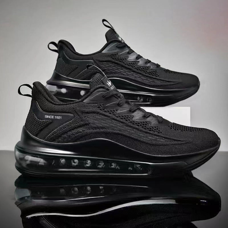 Men’s Flyknit Running Shoes – Shock-Absorbing Air Cushion, Height-Increasing