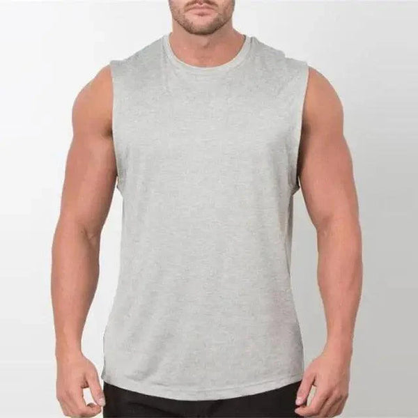 Men’s Sleeveless Fitness Shirt – Bodybuilding Gym Muscle Vest